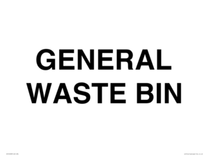 GENERAL WASTE BIN